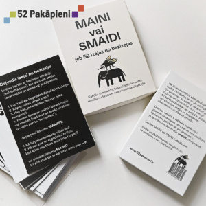 Kartīšu komplekts "MAINI vai SMAIDI"